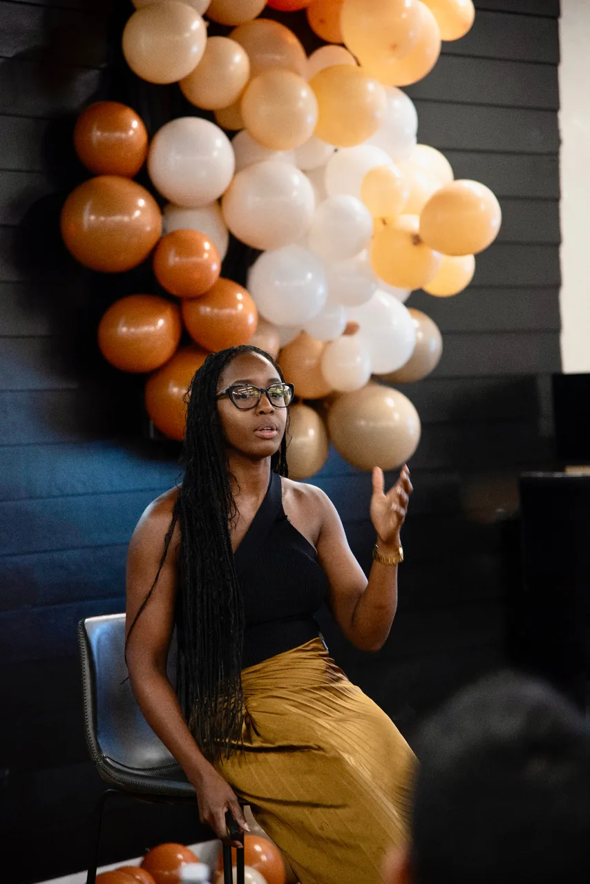 Keleisha Carter at an event
